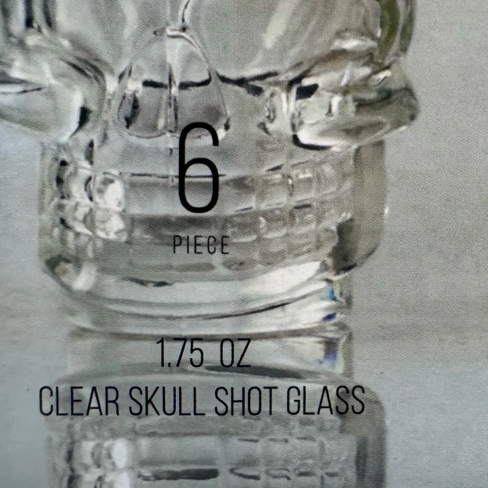 Skull Shot Glass Set of 6